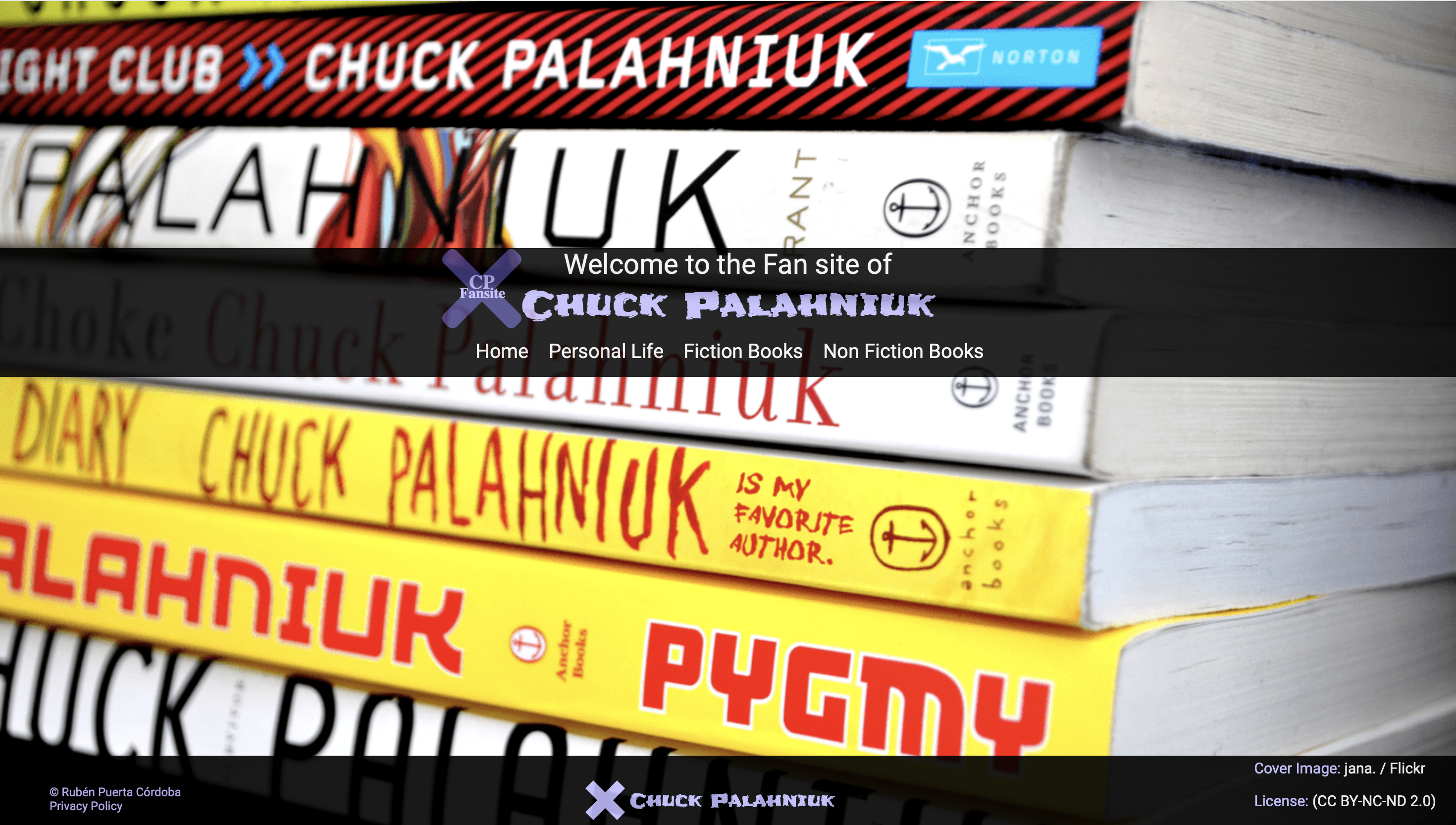 Fan Club Website (University Task)image